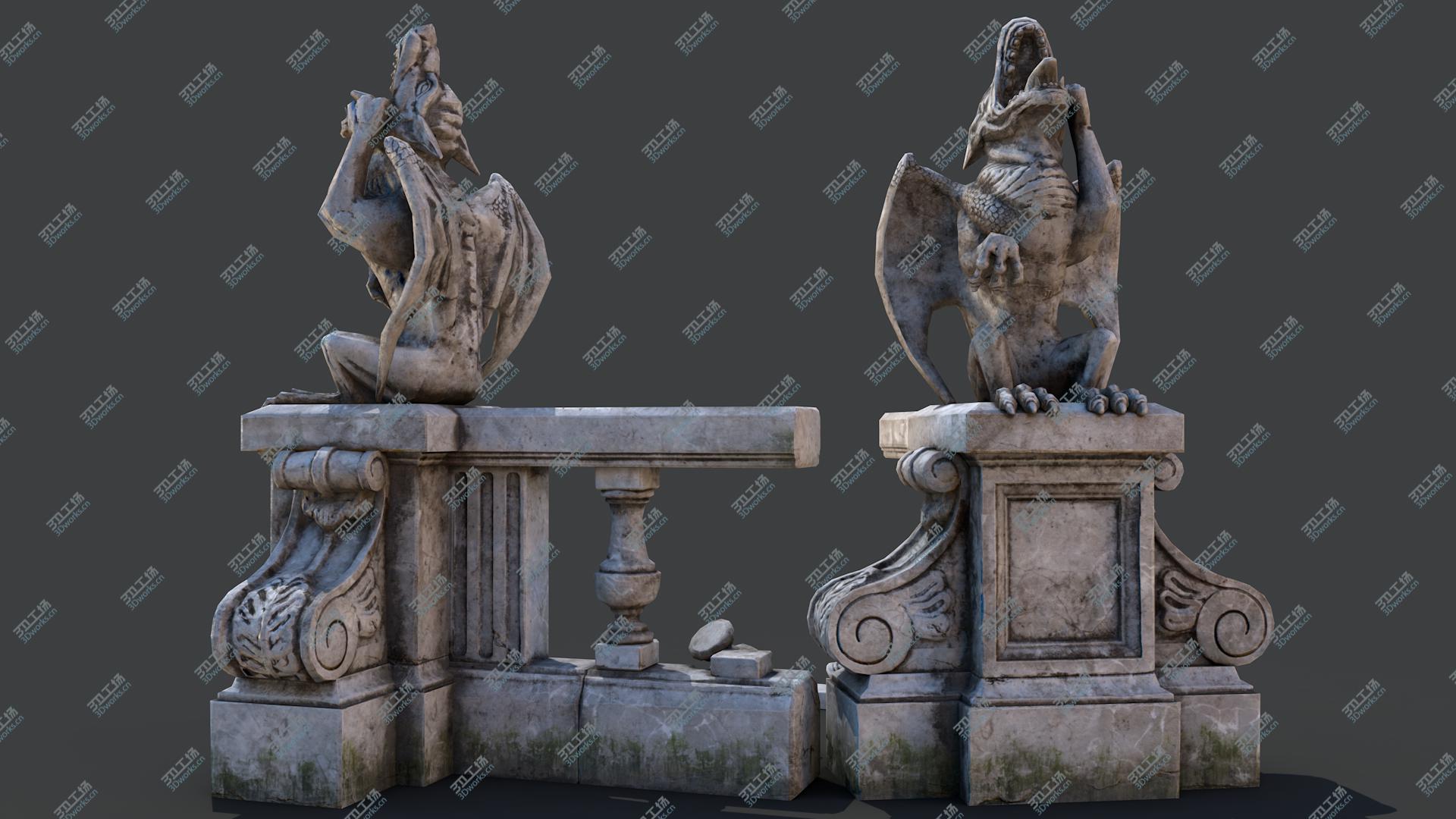 images/goods_img/202105071/3D Gargoyle Statue Massandra model/3.jpg
